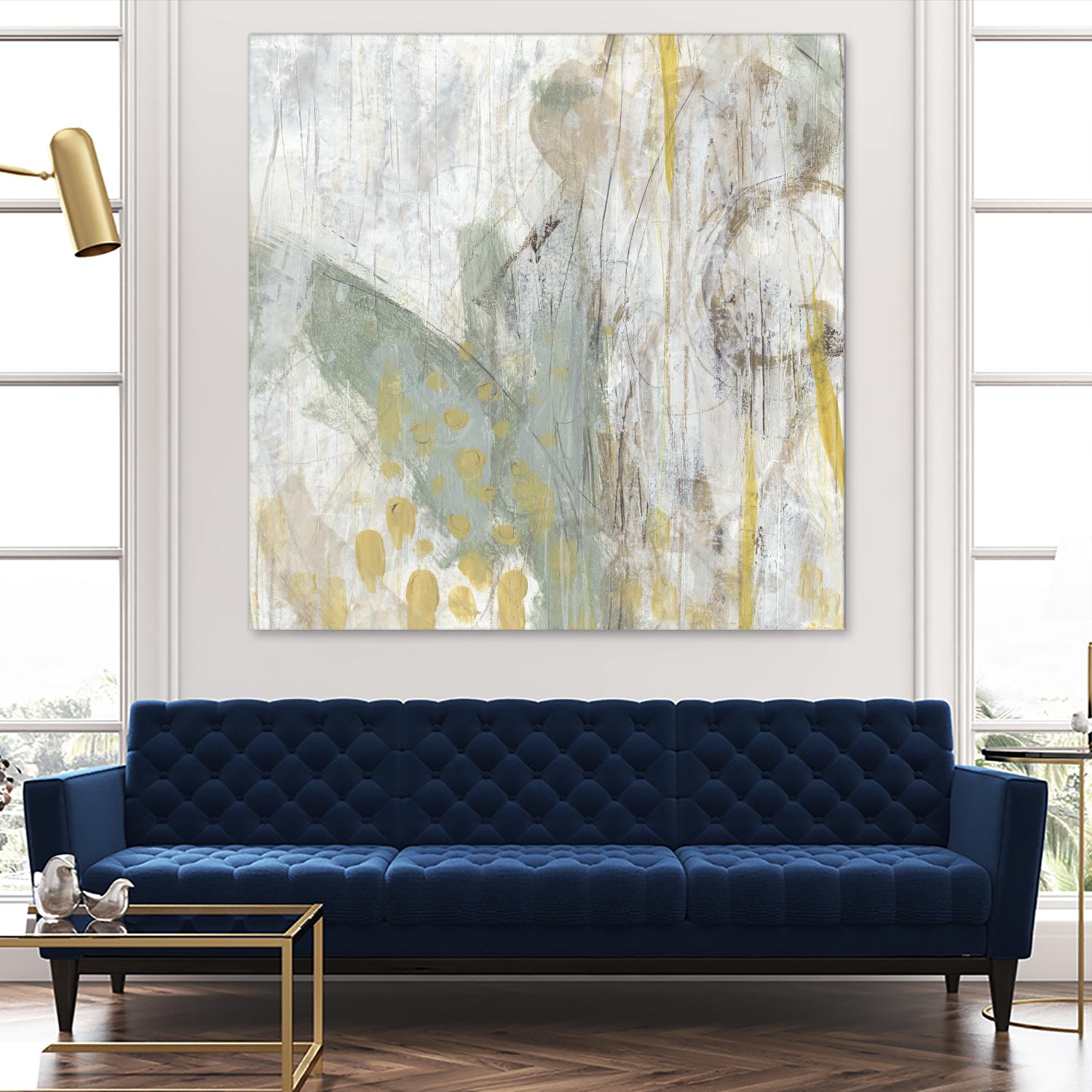 Surface Structure I by June Erica Vess on GIANT ART - green abstract