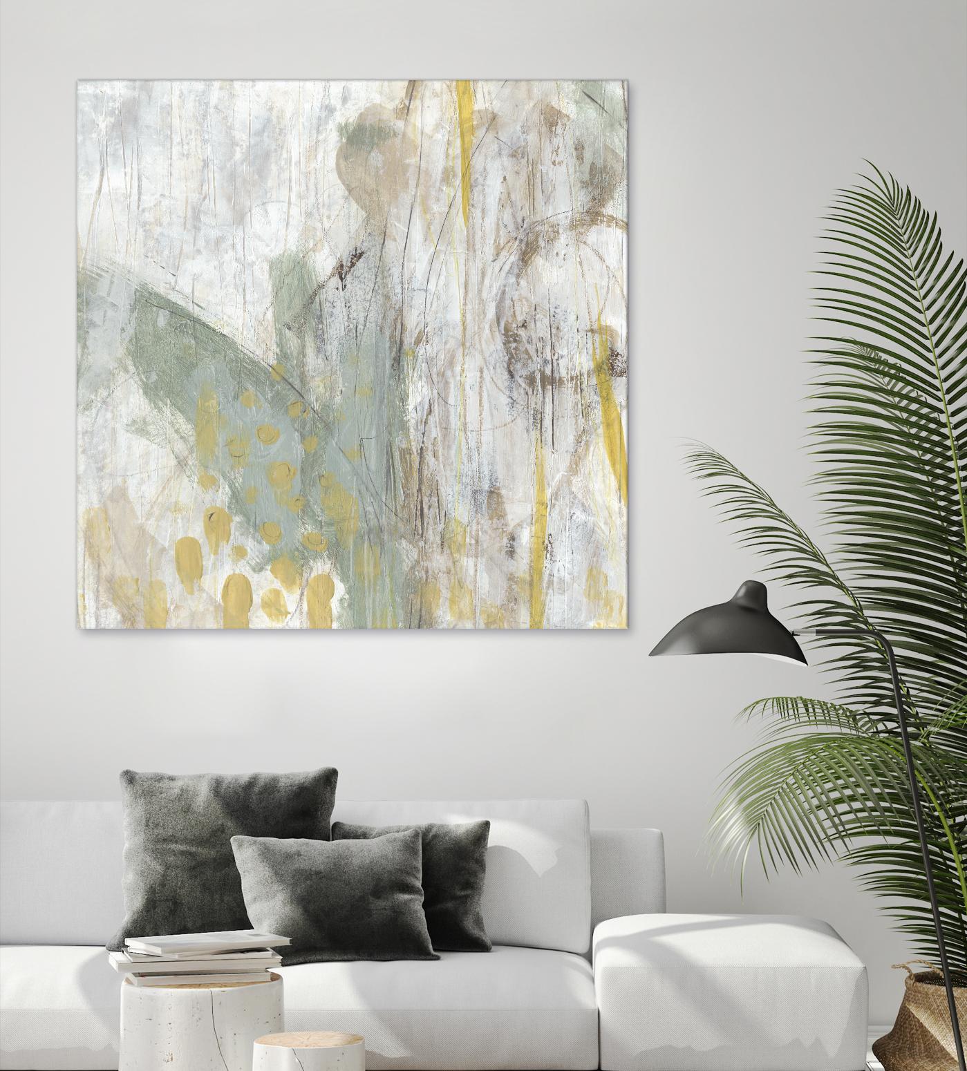 Surface Structure I by June Erica Vess on GIANT ART - green abstract