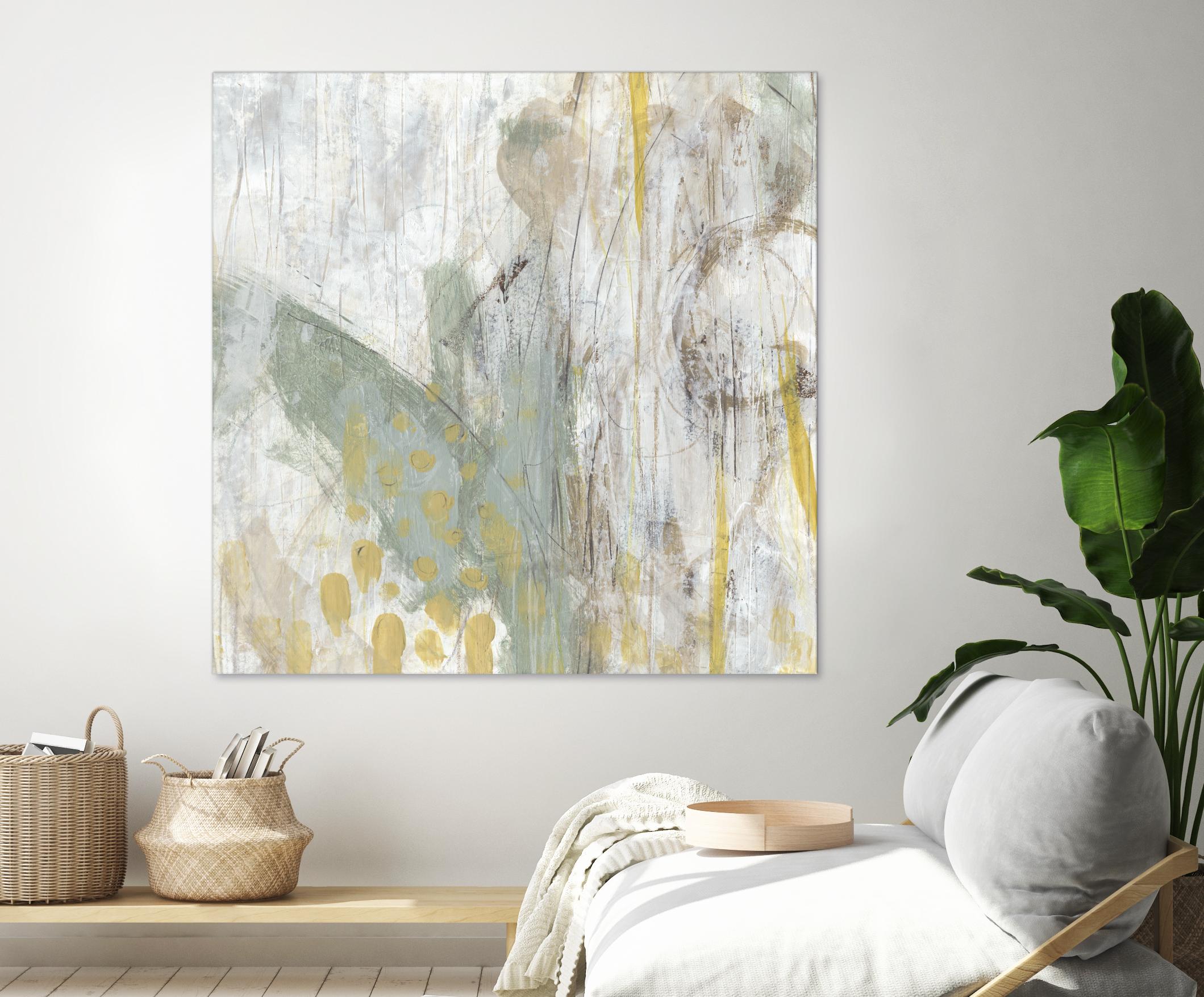 Surface Structure I by June Erica Vess on GIANT ART - green abstract