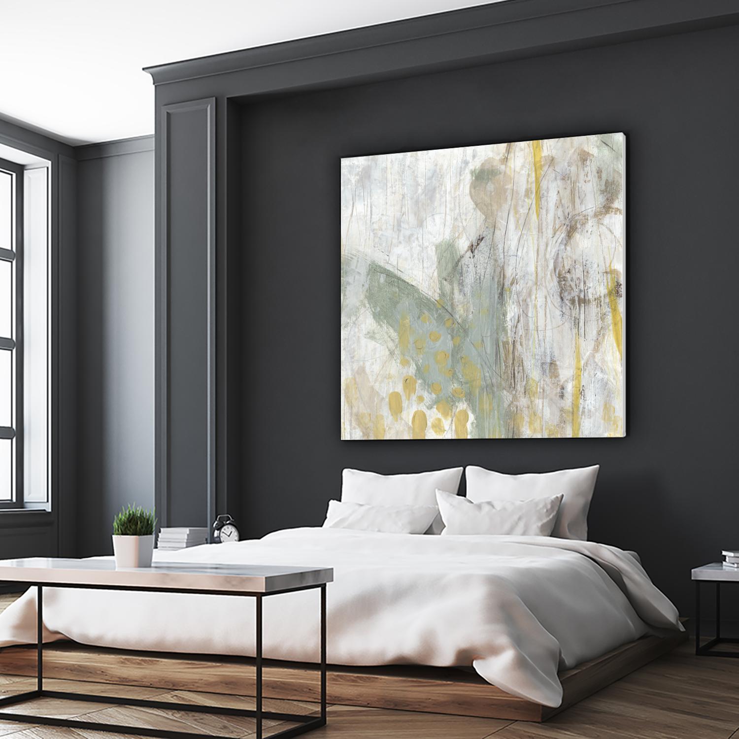 Surface Structure I by June Erica Vess on GIANT ART - green abstract