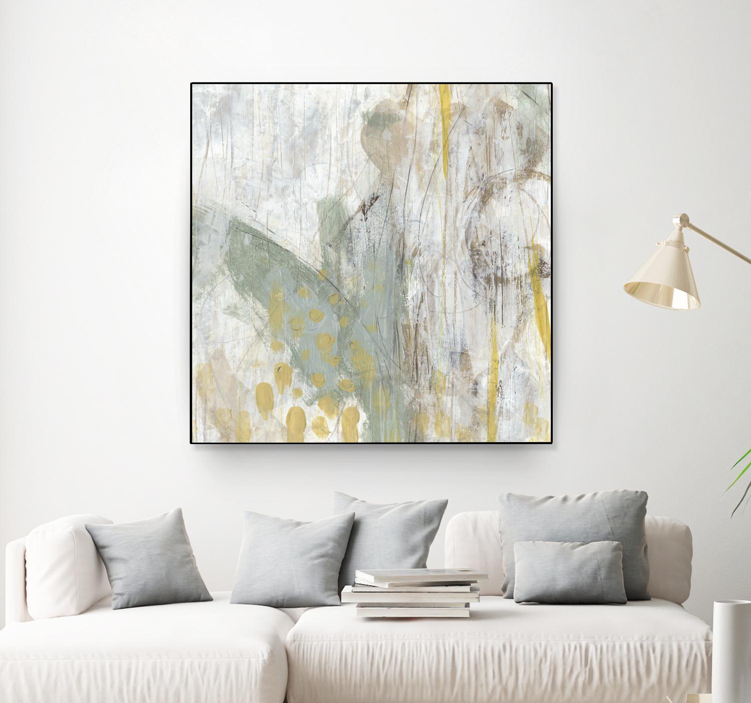 Surface Structure I by June Erica Vess on GIANT ART - green abstract