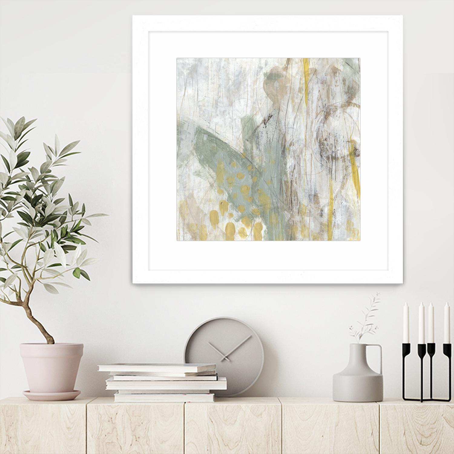 Surface Structure I by June Erica Vess on GIANT ART - green abstract