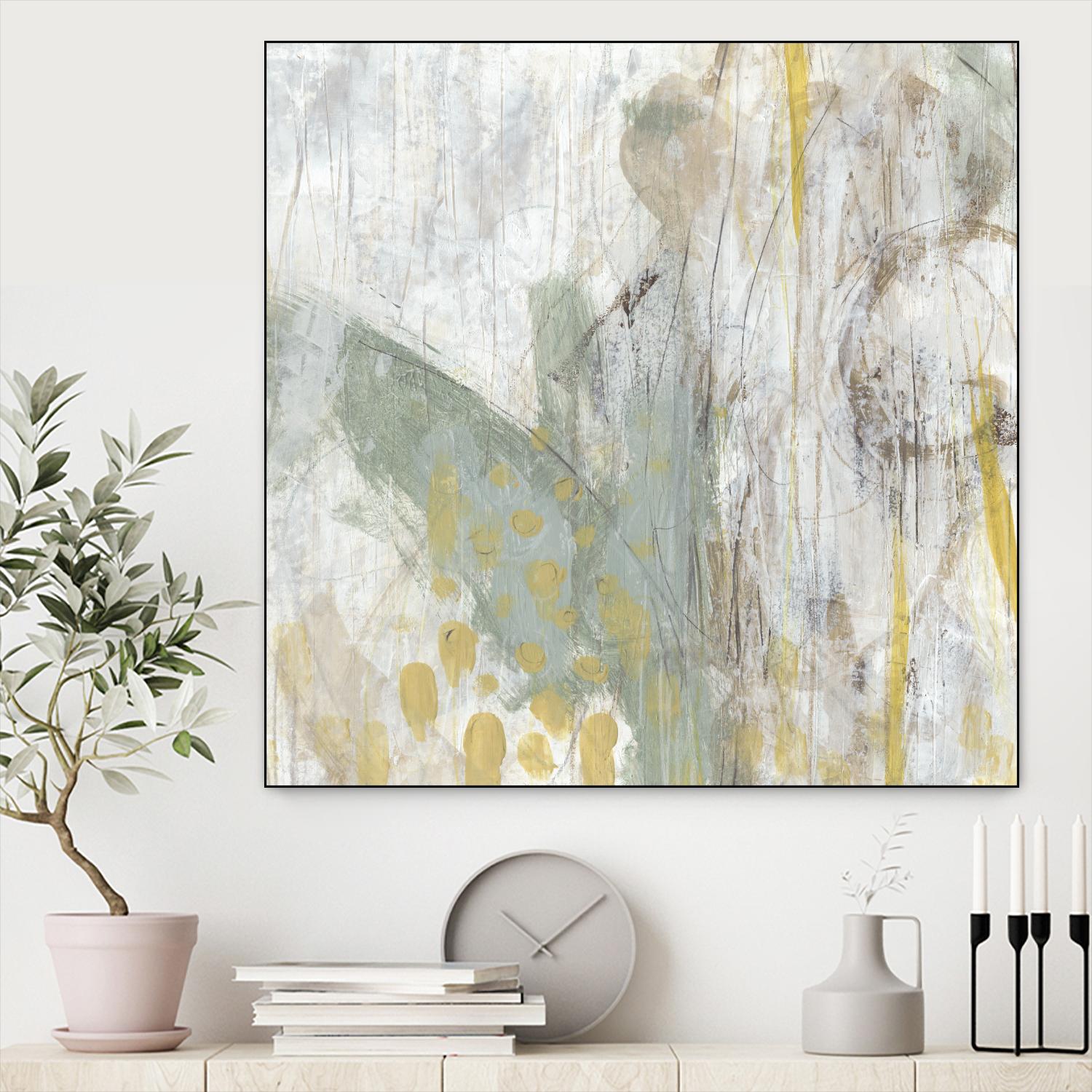 Surface Structure I by June Erica Vess on GIANT ART - green abstract