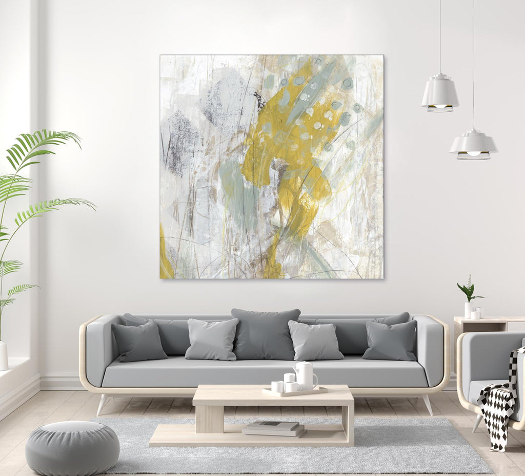 Surface Structure II by June Erica Vess on GIANT ART - yellow abstract
