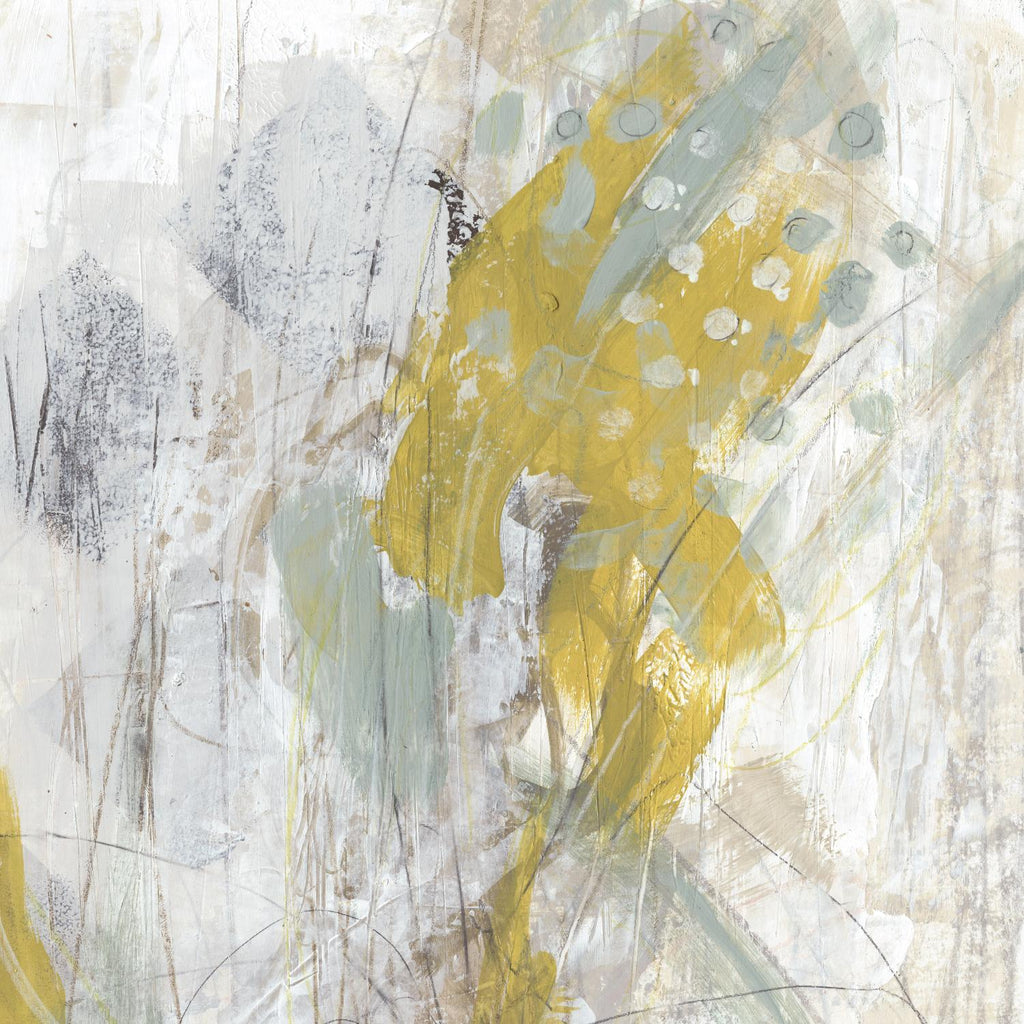 Surface Structure II par June Erica Vess sur GIANT ART - abstrait jaune