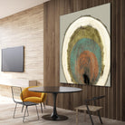Colored Rings I by Studio W on GIANT ART - brown abstract