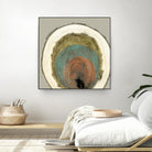 Colored Rings I by Studio W on GIANT ART - brown abstract