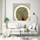 Colored Rings I by Studio W on GIANT ART - brown abstract