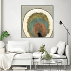 Colored Rings I by Studio W on GIANT ART - brown abstract