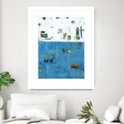 Patches I by Tim OToole on GIANT ART - blue abstract