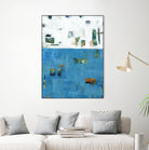 Patches I by Tim OToole on GIANT ART - blue abstract