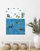 Patches I by Tim OToole on GIANT ART - blue abstract
