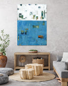 Patches I by Tim OToole on GIANT ART - blue abstract