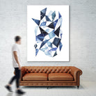 Chrysalis I by Grace Popp on GIANT ART - blue abstract