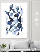 Chrysalis I by Grace Popp on GIANT ART - blue abstract