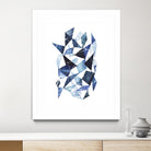 Chrysalis I by Grace Popp on GIANT ART - blue abstract
