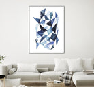 Chrysalis I by Grace Popp on GIANT ART - blue abstract