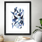 Chrysalis I by Grace Popp on GIANT ART - blue abstract