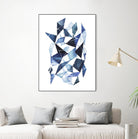Chrysalis I by Grace Popp on GIANT ART - blue abstract