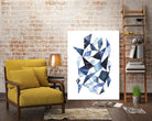 Chrysalis I by Grace Popp on GIANT ART - blue abstract