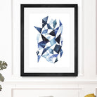 Chrysalis I by Grace Popp on GIANT ART - blue abstract