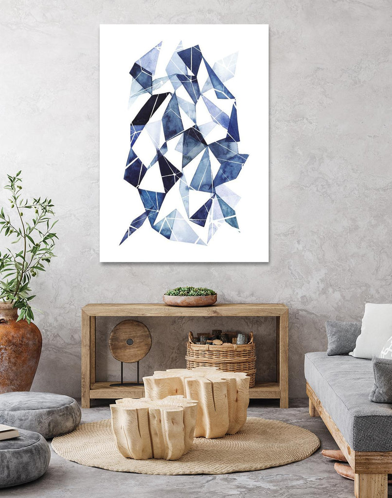 Chrysalis II by Grace Popp on GIANT ART - blue abstract
