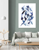 Chrysalis II by Grace Popp on GIANT ART - blue abstract