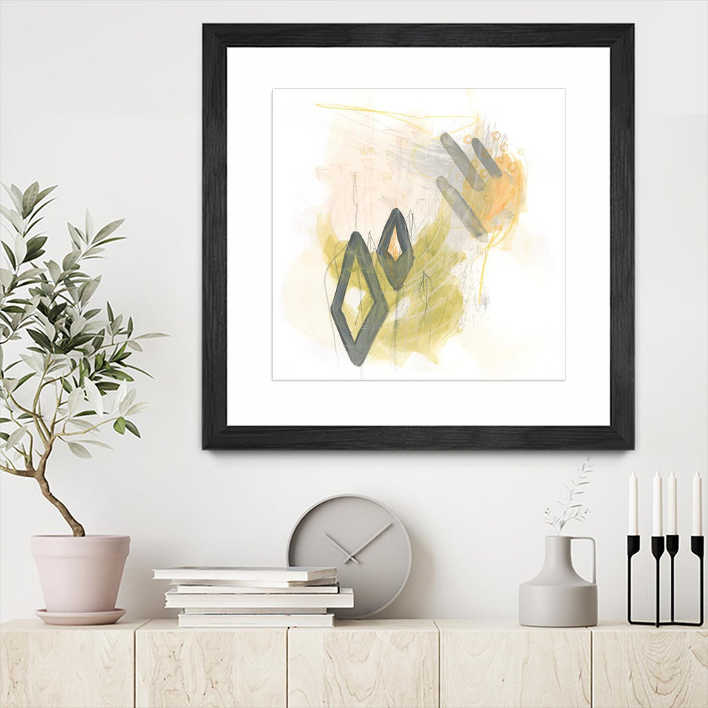 Side Swipe I by June Erica Vess on GIANT ART - yellow abstract