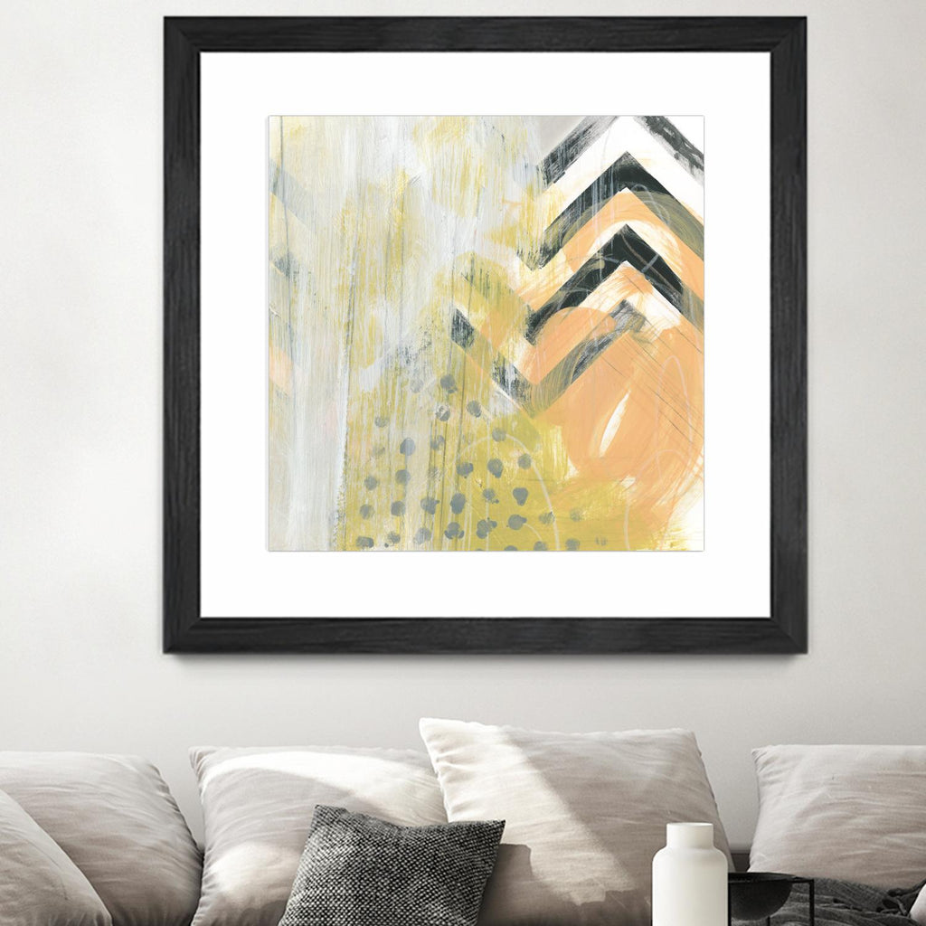 Side Swipe IV by June Erica Vess on GIANT ART - yellow abstract