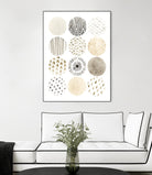 Neutral Pattern Play II by June Erica Vess on GIANT ART - brown abstract