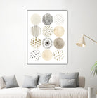 Neutral Pattern Play II by June Erica Vess on GIANT ART - brown abstract