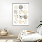 Neutral Pattern Play II by June Erica Vess on GIANT ART - brown abstract