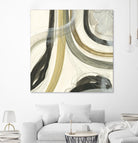 Neutral Lines II by June Erica Vess on GIANT ART - brown abstract