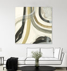 Neutral Lines II by June Erica Vess on GIANT ART - brown abstract
