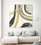 Neutral Lines II by June Erica Vess on GIANT ART - brown abstract