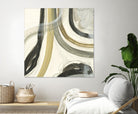 Neutral Lines II by June Erica Vess on GIANT ART - brown abstract
