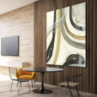 Neutral Lines II by June Erica Vess on GIANT ART - brown abstract