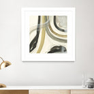 Neutral Lines II by June Erica Vess on GIANT ART - brown abstract