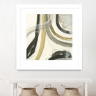Neutral Lines II by June Erica Vess on GIANT ART - brown abstract