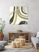 Neutral Lines II by June Erica Vess on GIANT ART - brown abstract