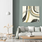 Neutral Lines II by June Erica Vess on GIANT ART - brown abstract