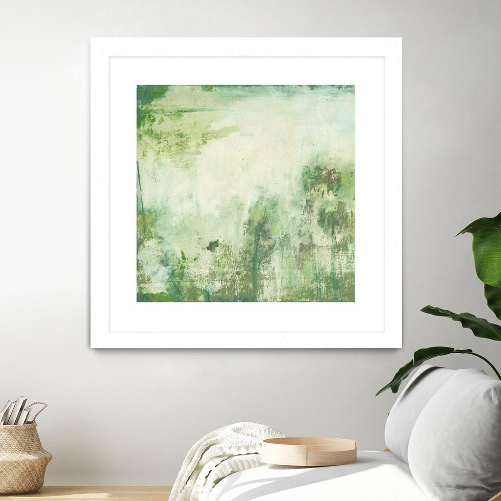 Down by the River I by Jodi Fuchs on GIANT ART - green abstract