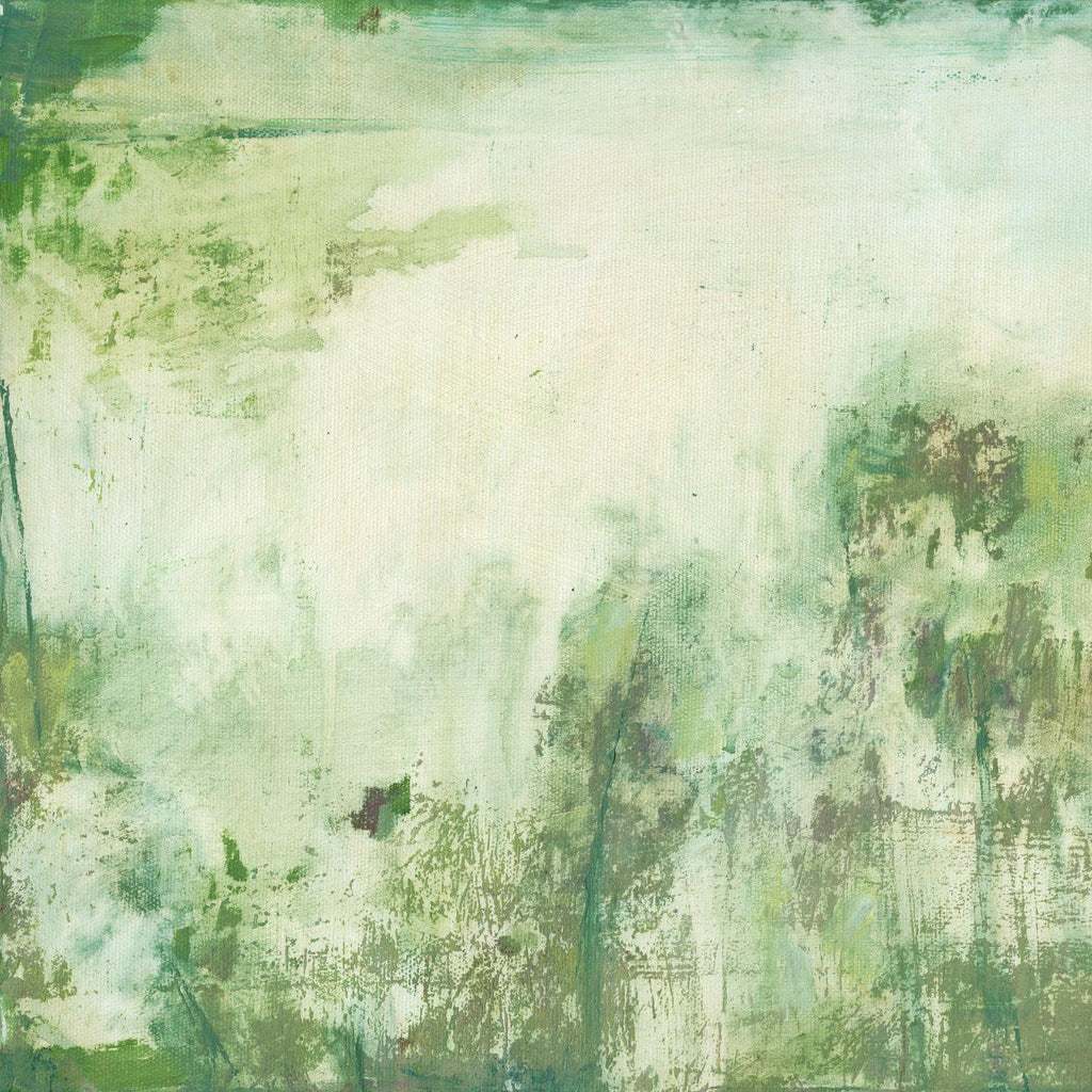Down by the River I de Jodi Fuchs sur GIANT ART - vert abstrait