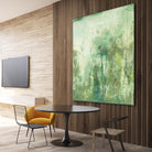 Down by the River II by Jodi Fuchs on GIANT ART - green abstract