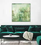Down by the River II by Jodi Fuchs on GIANT ART - green abstract