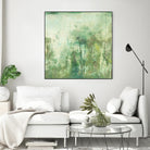 Down by the River II by Jodi Fuchs on GIANT ART - green abstract