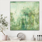 Down by the River II by Jodi Fuchs on GIANT ART - green abstract