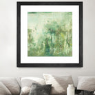 Down by the River II by Jodi Fuchs on GIANT ART - green abstract