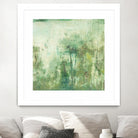 Down by the River II by Jodi Fuchs on GIANT ART - green abstract