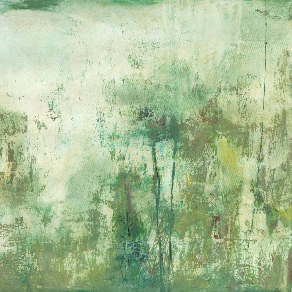 Down by the River II par Jodi Fuchs sur GIANT ART - abstrait vert